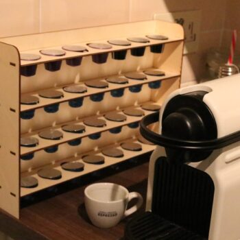 Intra απο ξύλο plywood 3mm-4mm πάχος - Διοργανωτής θήκης καφέ Nespresso Δίασταση 30x30 cm Intraeaxys-6o3ypzp7 - Image 4