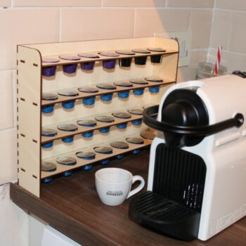 Intra απο ξύλο plywood 3mm-4mm πάχος - Σχάρα για δοχεία για καφέ Δίασταση 30x30 cm Intraeaxys-eo20e837 - Image 1