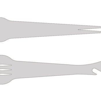 Intra απο ξύλο plywood 3mm-4mm πάχος - κουτάλια Δίασταση 30x30 cm Intraeaxys-r1z2eym1 - Image 1