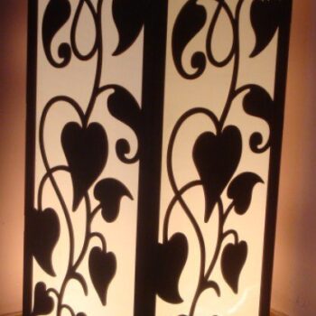 Intra απο ξύλο plywood 3mm-4mm πάχος - Φωτιστικό δωματίου DIY 3d παζλ διάνυσμα Δίασταση 30x30 cm Intraeaxys-joeq9do6 - Image 1