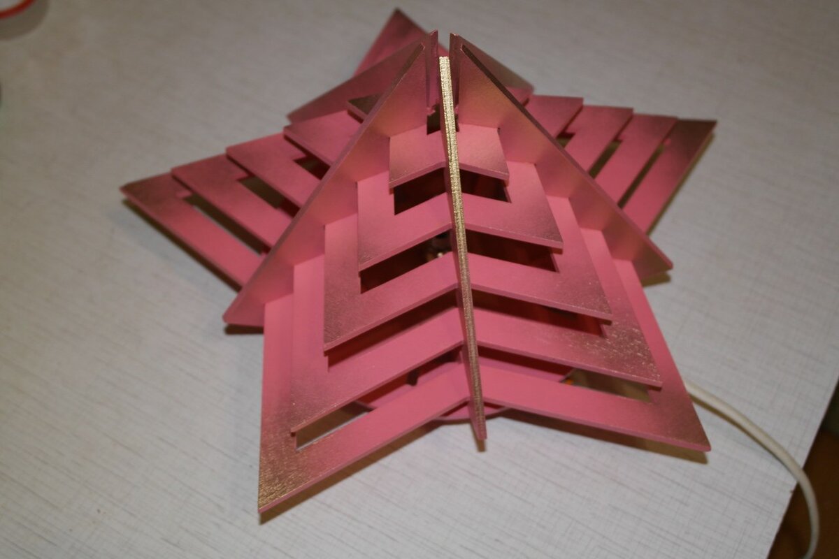 Intra απο ξύλο plywood 3mm-4mm πάχος - Svetilnik Zvezda Δίασταση 30x30 cm Intraeaxys-eo0pn97g