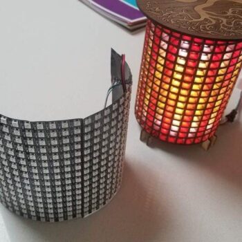 Intra απο ξύλο plywood 3mm-4mm πάχος - Λάμπα Matrix Δίασταση 30x30 cm Intraeaxys-r1z24em1 - Image 7