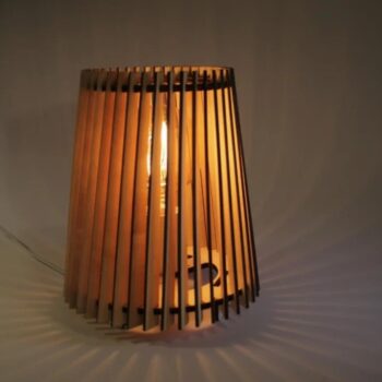 Intra απο ξύλο plywood 3mm-4mm πάχος - Ξύλινο Φωτιστικό Δίασταση 30x30 cm Intraeaxys-r1z0ve2o - Image 1