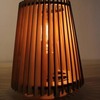 Intra απο ξύλο plywood 3mm-4mm πάχος - Ξύλινο Φωτιστικό Δίασταση 30x30 cm Intraeaxys-r1z0ve2o - Image 4