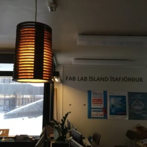 Intra απο ξύλο plywood 3mm-4mm πάχος - Φωτιστικό από χαρτόνι Δίασταση 30x30 cm Intraeaxys-075d8g8o