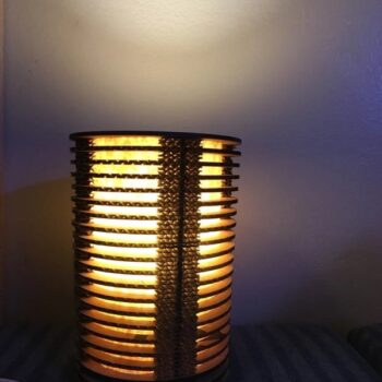 Intra απο ξύλο plywood 3mm-4mm πάχος - Φωτιστικό από χαρτόνι Δίασταση 30x30 cm Intraeaxys-075d8g8o - Image 3