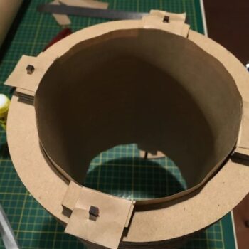 Intra απο ξύλο plywood 3mm-4mm πάχος - Φωτιστικό από χαρτόνι Δίασταση 30x30 cm Intraeaxys-075d8g8o - Image 5