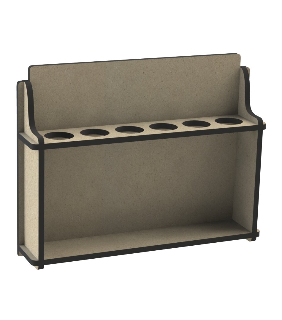 Intra απο ξύλο plywood 3mm-4mm πάχος - Μπαχαρικά Ράφι πάγκου αποθήκευσης κουζίνας Δίασταση 30x30 cm Intraeaxys-p7ym5567