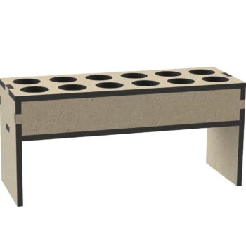 Intra απο ξύλο plywood 3mm-4mm πάχος - Ράφι μπαχαρικών για μπαχαρικά Organizer Δίασταση 30x30 cm Intraeaxys-67wl0081 - Image 1