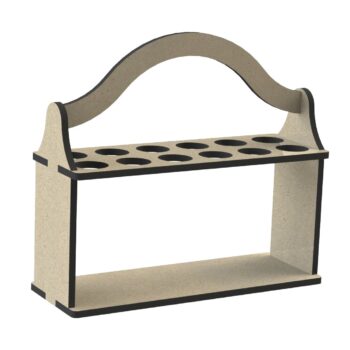 Intra απο ξύλο plywood 3mm-4mm πάχος - Διοργανωτής αποθήκευσης κουζίνας Spice Rack Δίασταση 30x30 cm Intraeaxys-91jdnn51 - Image 1