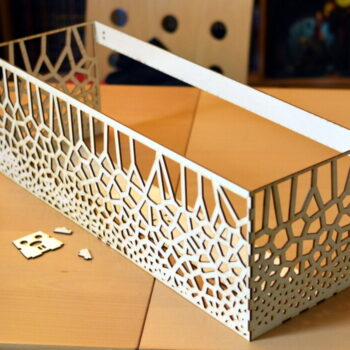 Intra απο ξύλο plywood 3mm-4mm πάχος - Λάμπα Voronoi Δίασταση 30x30 cm Intraeaxys-p7ymqn67 - Image 5