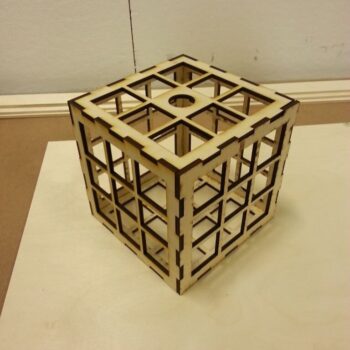 Intra απο ξύλο plywood 3mm-4mm πάχος - Ξύλινο χαριτωμένο φωτιστικό νύχτας Δίασταση 30x30 cm Intraeaxys-qomm8l5o - Image 6