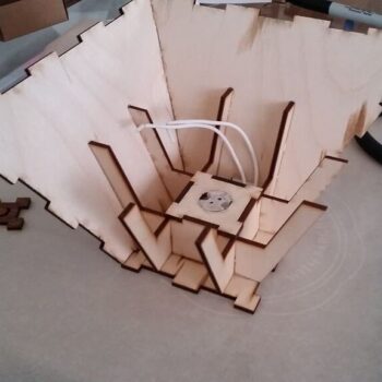 Intra απο ξύλο plywood 3mm-4mm πάχος - Λάμπα Αστερισμού Δίασταση 30x30 cm Intraeaxys-eoxl0e4o - Image 10