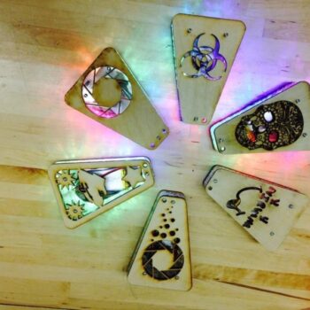 Intra απο ξύλο plywood 3mm-4mm πάχος - Ελαφριά μπιμπελό Δίασταση 30x30 cm Intraeaxys-zo98mke1 - Image 1