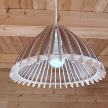 Intra απο ξύλο plywood 3mm-4mm πάχος - Μινιμαλιστικό Φωτιστικό Οροφής 4mm Δίασταση 30x30 cm Intraeaxys-078y0eqo - Image 1