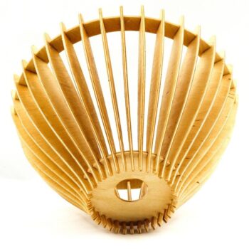 Intra απο ξύλο plywood 3mm-4mm πάχος - Κρεμαστό φωτιστικό από κόντρα πλακέ 4mm Δίασταση 30x30 cm Intraeaxys-m1d6pre7 - Image 3