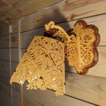 Intra απο ξύλο plywood 3mm-4mm πάχος - Αρχείο PDF Ξύλινο Διακοσμητικό Φωτιστικό Δίασταση 30x30 cm Intraeaxys-joedgqd1 - Image 1