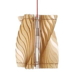 Intra απο ξύλο plywood 3mm-4mm πάχος - Σπιράλ Φωτιστικό Φωτιστικό Δίασταση 30x30 cm Intraeaxys-91jd5zg1