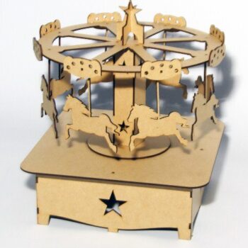 Intra απο ξύλο plywood 3mm-4mm πάχος - Στροβιλοδρόμιο Δίασταση 30x30 cm Intraeaxys-6o3xnpon - Image 1