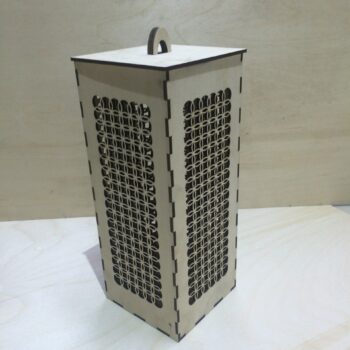 Intra απο ξύλο plywood 3mm-4mm πάχος - Ξύλινο Φωτιστικό Νυχτερινό Φωτιστικό Δίασταση 30x30 cm Intraeaxys-lopq9mz7 - Image 1