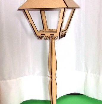 Intra απο ξύλο plywood 3mm-4mm πάχος - Φανάρι δρόμου Δίασταση 30x30 cm Intraeaxys-67wwl372 - Image 1