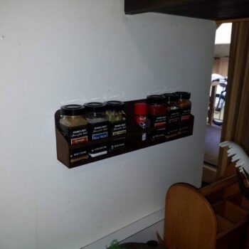Intra απο ξύλο plywood 3mm-4mm πάχος - Βάση τοίχου Spice Rack Πλωτό ράφι για την κουζίνα Αρχείο PDF Δίασταση 30x30 cm Intraeaxys-r1z26el1 - Image 3