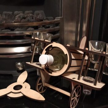 Intra απο ξύλο plywood 3mm-4mm πάχος - Bar Samolyot Δίασταση 30x30 cm Intraeaxys-078xdj15 - Image 1