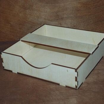 Intra απο ξύλο plywood 3mm-4mm πάχος - Ξύλινη θήκη χαρτοπετσέτας Κουτί χαρτοπετσέτας θήκης χαρτοπετσέτας Δίασταση 30x30 cm Intraeaxys-m1d6n9y7 - Image 1