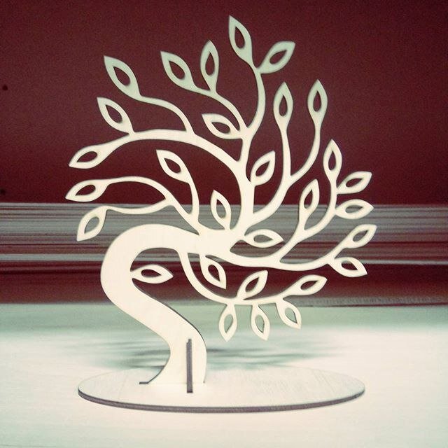 Intra απο ξύλο plywood 3mm-4mm πάχος - Derevo Dlya Ukrasheniy Δίασταση 30x30 cm Intraeaxys-eo0z901g