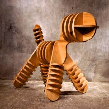 Intra απο ξύλο plywood 3mm-4mm πάχος - Sobachka Δίασταση 30x30 cm Intraeaxys-51rklv76 - Image 1