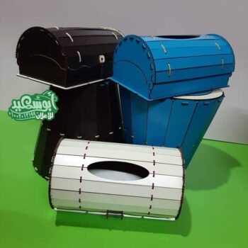 Intra απο ξύλο plywood 3mm-4mm πάχος - Σετ κάδος απορριμμάτων από χαρτομάντιλο και καλάθι απορριμμάτων χαρτιού Δίασταση 30x30 cm Intraeaxys-yon0d227 - Image 1