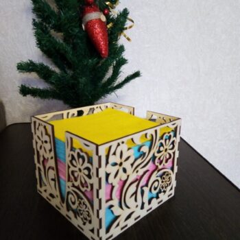 Intra απο ξύλο plywood 3mm-4mm πάχος - Ξύλινη θήκη χαρτοπετσέτας Κουτί χαρτοπετσέτας 3mm Δίασταση 30x30 cm Intraeaxys-lopqlpx7 - Image 1