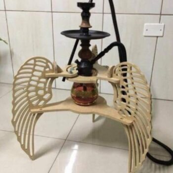 Intra απο ξύλο plywood 3mm-4mm πάχος - Βάση για ναργιλέ Δίασταση 30x30 cm Intraeaxys-67wxg812 - Image 1