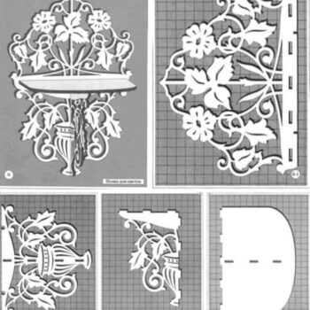 Intra απο ξύλο plywood 3mm-4mm πάχος - Vaza S Cvetami 00 Δίασταση 30x30 cm Intraeaxys-eo4edd7j - Image 1