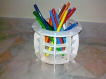 Intra απο ξύλο plywood 3mm-4mm πάχος - Porta Oggetti Δίασταση 30x30 cm Intraeaxys-qom4mko3