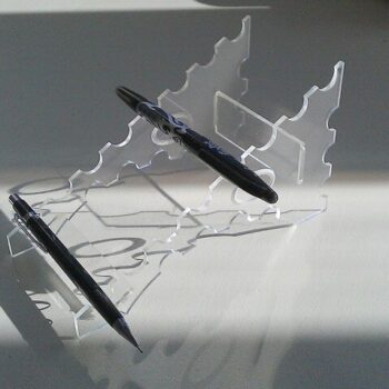 Intra απο ξύλο plywood 3mm-4mm πάχος - Στυλοθήκη Plexi 3mm Δίασταση 20x20 cm Intraeaxys-eo0629og - Image 1