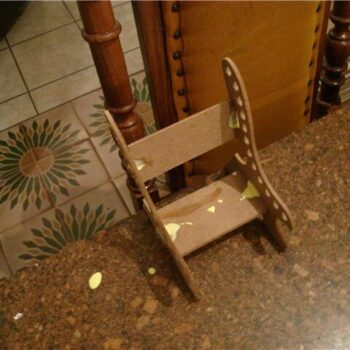 Intra απο ξύλο plywood 3mm-4mm πάχος - Cadeira Lapis Δίασταση 30x30 cm Intraeaxys-lop9w61w - Image 1