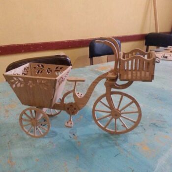 Intra απο ξύλο plywood 3mm-4mm πάχος - Sepetli Bisiklet Δίασταση 30x30 cm Intraeaxys-e1gy081l - Image 1