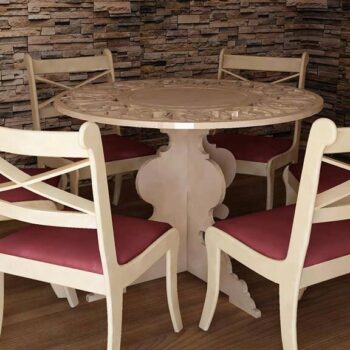 Intra απο ξύλο plywood 3mm-4mm πάχος - Masem Yemek Masasi Δίασταση 30x30 cm Intraeaxys-eoxjng7z - Image 1