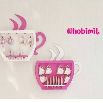 Intra απο ξύλο plywood 3mm-4mm πάχος - Fincan standı Demonte Δίασταση 30x30 cm Intraeaxys-qomyjpo3 - Image 1