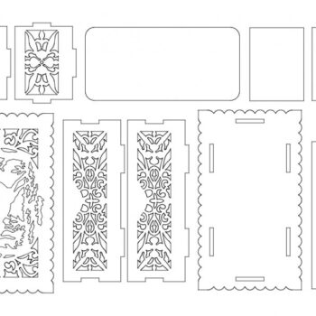 Intra απο ξύλο plywood 3mm-4mm πάχος - шкатулка Δίασταση 30x30 cm Intraeaxys-eoxj5j7z - Image 1