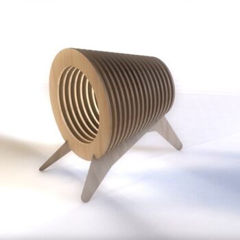 Intra απο ξύλο plywood 3mm-4mm πάχος - Νέα λάμπα Little Δίασταση 30x30 cm Intraeaxys-lop6lx1w - Image 1