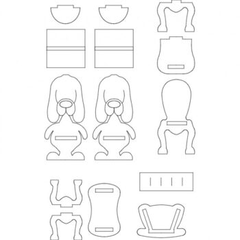 Intra απο ξύλο plywood 3mm-4mm πάχος - mınyatur Oyuncaklar Δίασταση 30x30 cm Intraeaxys-6o3z3k1n - Image 1