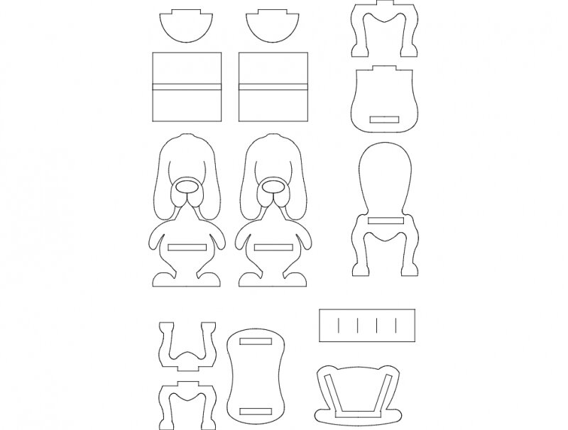 Intra απο ξύλο plywood 3mm-4mm πάχος - mınyatur Oyuncaklar Δίασταση 30x30 cm Intraeaxys-6o3z3k1n