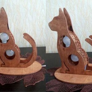 Intra απο ξύλο plywood 3mm-4mm πάχος - Λάμπα Κότε 2 Δίασταση 30x30 cm Intraeaxys-zo902eok