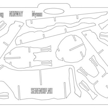 Intra απο ξύλο plywood 3mm-4mm πάχος - Vache 3d (Αγελάδα) Δίασταση 30x30 cm Intraeaxys-51rp4ro6 - Image 1