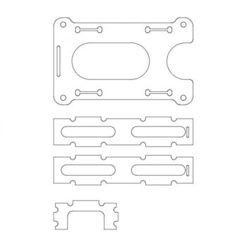 Intra απο ξύλο plywood 3mm-4mm πάχος - 1mm rama pioner karbon раскладка Δίασταση 30x30 cm Intraeaxys-eo28jqo8 - Image 1