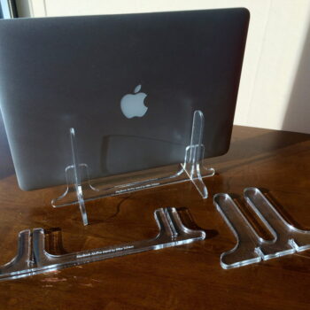 Intra απο ξύλο plywood 3mm-4mm πάχος - Κάθετη βάση φορητού υπολογιστή Δίασταση 30x30 cm Intraeaxys-078y395o - Image 3