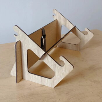 Intra απο ξύλο plywood 3mm-4mm πάχος - Εργονομική βάση φορητού υπολογιστή Δίασταση 30x30 cm Intraeaxys-e1gk0exo - Image 4