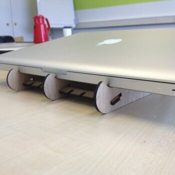 Intra απο ξύλο plywood 3mm-4mm πάχος - Βάση φορητού υπολογιστή Tablet Stand Δίασταση 30x30 cm Intraeaxys-d1lv486o - Image 3